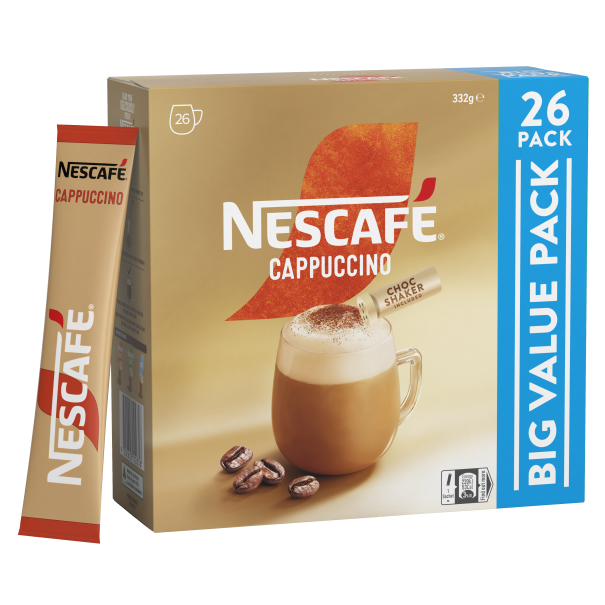 NESCAF Caf Creations Cappuccino Sachets 26 Pack nescaf-caf-creations-cappuccino-sachets-26-pack